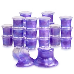 Playbees Purple Princess Mini Slime - marbled Pink Unicorn slime  24PK - 1 of 4