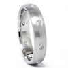 Pompeii3 950 Platinum Diamond Comfort Fit Brushed Wedding Band - 2 of 4