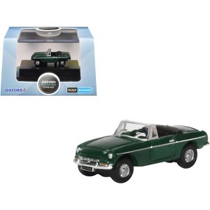 MG MGB Roadster RHD (Right Hand Drive) British Racing Green 1/148 (N) Scale Diecast Model car by Oxford Diecast - 1 of 4
