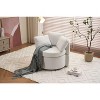 CAVINAS Teddy Accent Chair with Back Cushion,Modern Swivel Chairs with Storage Space for Bedroom,Reading Room - 2 of 4