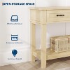 TackView Entryway Table,Console Table with 3 Storage Drawers, for Home - 4 of 4