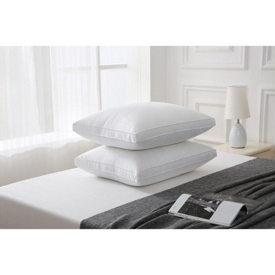 Euro Square Hypoallergenic Down-Alternative Pillow with Cotton Cover