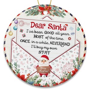 Funny Christmas Ornaments 2025 - Funny Ornaments for Adults - Hilarious Gag Gifts Christmas for Men Women Coworkers - 1 of 4