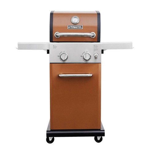 Permasteel Pg 40201 co 2 burner Gas Grill With Foldable Side