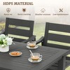 Arceso Patio Table and Chairs set , HDPS 5-Piece Outdoor Dining Set, Patio Furniture for Deck, Poolside, and Backyard - 3 of 4