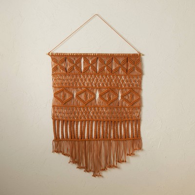 25" x 35" Macrame Wall Hanging Brown - Opalhouse™ designed with Jungalow™