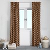 Bacati - Dots Chocolate Cotton Printed Single Window Curtain Panel - 3 of 4