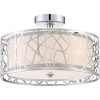 Quoizel Lighting Abode 3 - Light Semi-Flush Mount in  Polished Chrome - 2 of 4