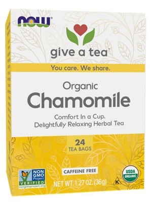 Now Foods Comfy Chamomile Tea Organic  -  24 Bag
