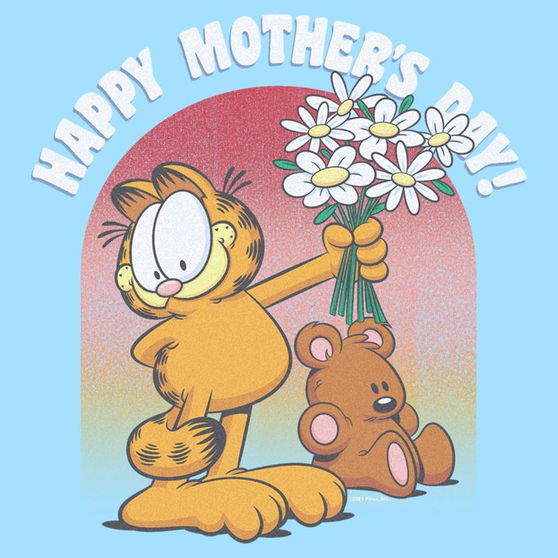 Men's Garfield Pooky Happy Mother's Day T-Shirt, 2 of 5