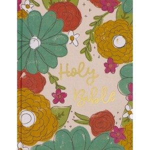 Niv, Artisan Collection Bible, Cloth Over Board, Multi-Color/Floral, Red Letter, Comfort Print - by  Zondervan (Hardcover) - 1 of 1