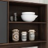 FUFU&GAGA Brown Kitchen Cabinet Cupboard Buffets Sideboards Storage Cabinet - 3 of 4