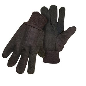 Boss Men's Indoor/Outdoor Dotted Jersey Work Gloves Black L 1 pair - Case of 12 - 1 of 1