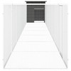 vidaXL Chicken Cage Anthracite Galvanized Steel Large Chicken Cage - 4 of 4