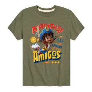 Boys' - Santiago of the Seas - Adventure Awaits Amigos Short Sleeve Graphic T-Shirt - 1 of 4