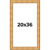 PosterPalooza | Embellished Gold Picture Frame - UV Acrylic, Foam Board Backing, Hanging Hardware - 2 of 4