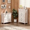 Karl Home 6-Drawer White MDF (Medium-Density Fiberboard) 29.92in. W Chest of Drawer - 4 of 4