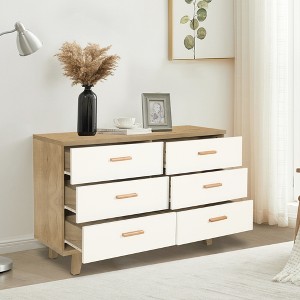 Vynxaria Drawer Dresser cabinet barcabinet, Buffet Sideboard Storage Cabinet, Buffet Server Console Tablestorge cabinetsolid - 1 of 4