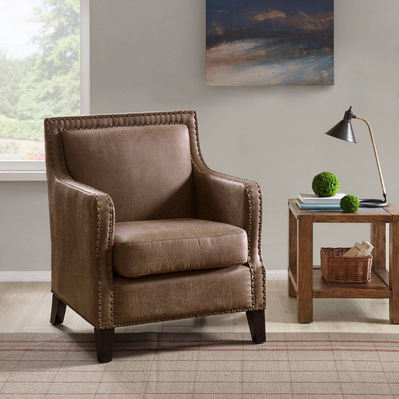Shasta Accent Chair Brown, 2 of 12