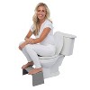 7" Porta Traveler Foldable Toilet Stool for Travel Gray - Squatty Potty - image 4 of 4