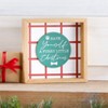The Lakeside Collection Windowpane Pet Signs - Furry Little Christmas - 4 of 4