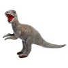 Aurora Medium Velociraptor Dinos & Dragons Ferocious Stuffed Animal Gray 12" - 3 of 4