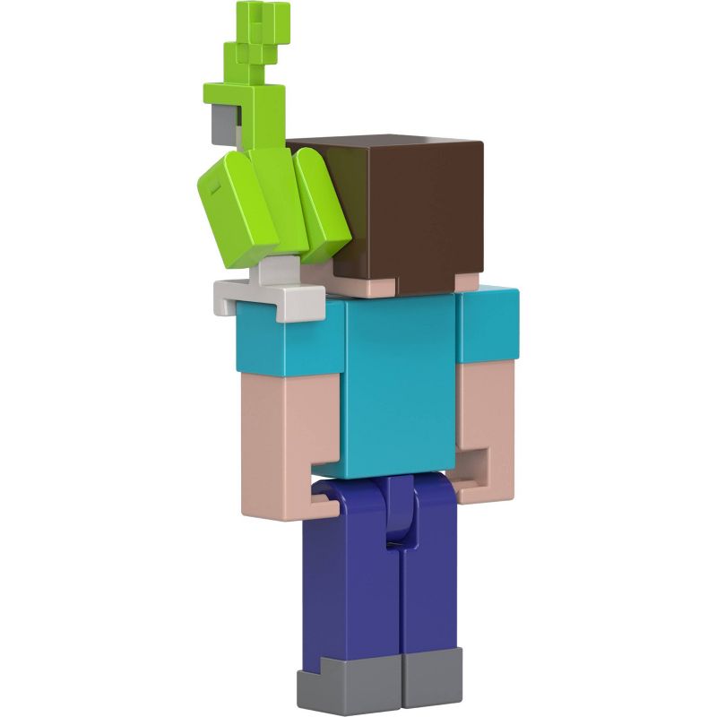 Minecraft Steve with Parrot Action Figure, 5 of 7