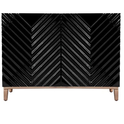 NicBex 39.37 Inch Sideboard Cabinet with 2 Doors and Metal Legs for Kitchen,Living Room