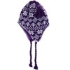 CTM Women's Heavy Knit Winter Pattern Peruvian Hat - 4 of 4