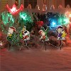 ProductWorks 8in Peanuts Pre Lit Joy Pathway Markers Outdoor Holiday Yard Ornament Home Decoration w/ 25 Clear Lights, Stakes, & Suction Cups (2 Pack) - 4 of 4