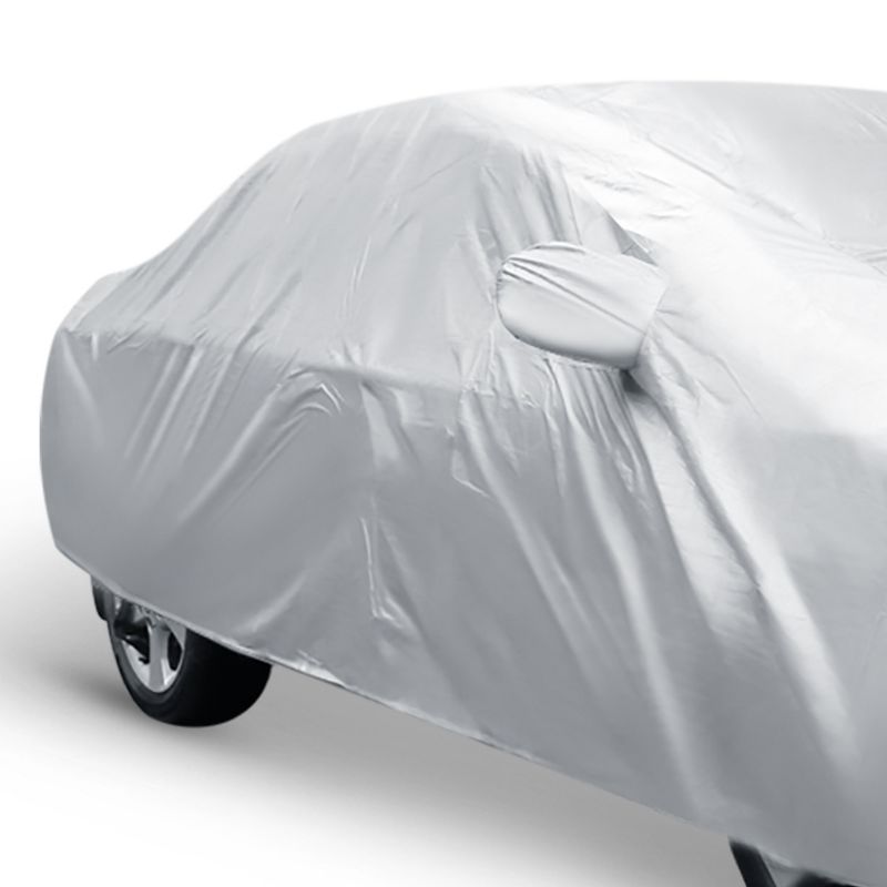 Unique Bargains Car Cover Waterproof Outdoor Sun Rain Resistant Protection for Toyota Corolla Silver Tone 1 Pc, 5 of 7