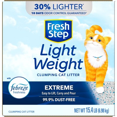 Fresh Step Lightweight Extreme Scented Litter with the Power of Febreze Clumping Cat Litter- 15.4lb_4