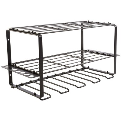 Stalwart Black Steel 3-Tier Power Tool Organizer Shelving