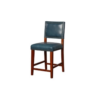 Brook Pacific Counter Stool Blue - Linon