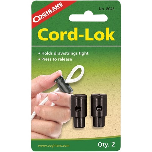 Coghlan's Cord-lok (2 Pack), Holds Drawstrings Shoestrings Tight,  Quick-release : Target