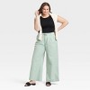 Women's High-Rise Wide Leg Chino Pants - A New Day™ - 3 of 3