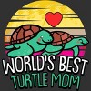 Men's Design By Humans World's Best Turtle Mom Retro Stripes By animalshop T-Shirt - 2 of 2