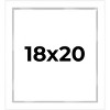 PosterPalooza | Modern Shadow Box 1" Depth White Picture Frame - UV Acrylic, Backing, Hanging Hardware - 2 of 4