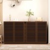 60" Sideboard Buffet Cabinet, Farmhouse Coffee Bar Cabinet, Entryway Console Table, Kitchen Pantry Storage Cabinet for Living Room Entryway Hallway - 4 of 4
