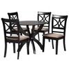 Baxton Studio Noemi Modern Wood 5-Piece Dining Set - 2 of 4