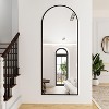Beautyolove Full Length Mirror, 65"x24" Window Pane Mirror for Wall Decor, Black Full Body or Wall Mounted Mirrors - 2 of 4