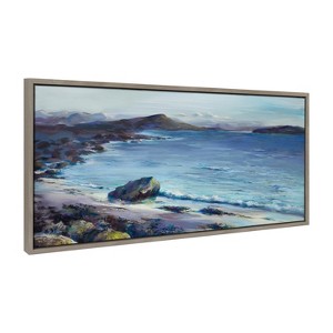 18" x 40" Sylvie From Here Everything is Beautiful Canvas by Nel Whatmore - Kate & Laurel All Things Decor - 1 of 4