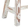 Rustic Wood Bench Brown - Olivia & May - 4 of 4