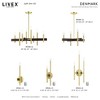 Livex Lighting Denmark 4 - Light Chandelier in  Satin Brass - 3 of 3