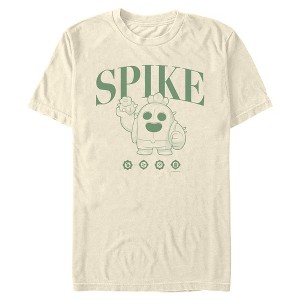 Mens Brawl Stars Spike Outline Art Badges T Shirt - 1 of 4