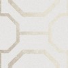 Sashiko Pearl White and Gold Geometric Paste the Wall Wallpaper - image 4 of 4