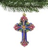 Huras 6.25 In Colorful Blessings Ornament Relgious Cross Tree Ornaments - 3 of 3