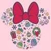 Juniors Minnie Mouse Christmas Bows and Ornaments Icons T Shirt - 2 of 4