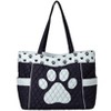 The Lakeside Collection Quilted Cat, Dog or Paw Print Tote - Dog Paw - 3 of 4