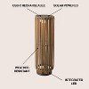 JONATHAN Y Sawara Modern Minimalist Faux Rattan Integrated Indoor/Outdoor LED Solar Powered Lantern - 3 of 4